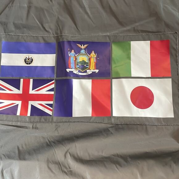 4SDESIGNS Pullover Jacket American Flag Retail $1144 Medium Athletic Streetwear - Picture 9 of 14